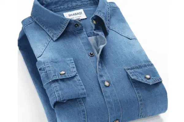 Áo sơ mi jean Long Store Sơ mi jean nam tại Long Store