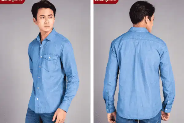 Sơ mi jean nam GenViet Áo sơ mi jean nam GenViet phong cách khỏe khoắn