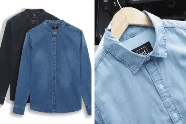 Sơ mi denim SomeHow Áo sơ mi jean nam phong cách trẻ trung tại SomeHow