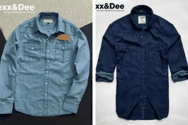 Áo sơ mi jean Nexx & Dee Mẫu áo sơ mi denim nam nhẹ nhàng tại Nexx & Dee