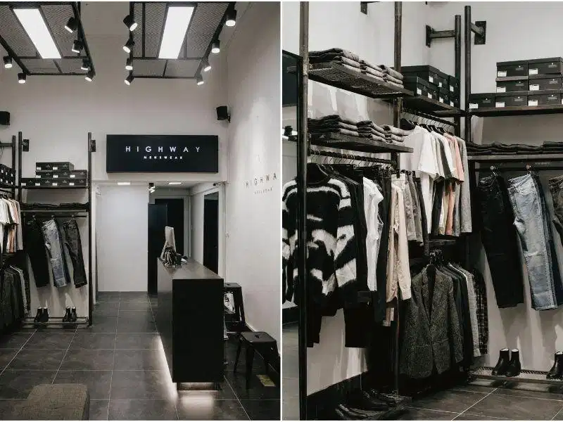 Highway Menswear Không gian trưng bày Highway Menswear Quận 1