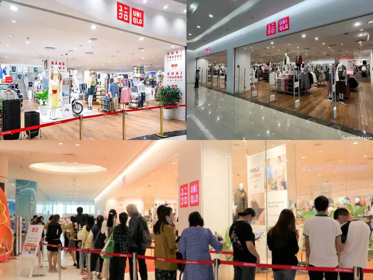 Cửa hàng Uniqlo Hà Nội Khu trưng bày sản phẩm Dry-EX và Ultra Stretch tại Uniqlo