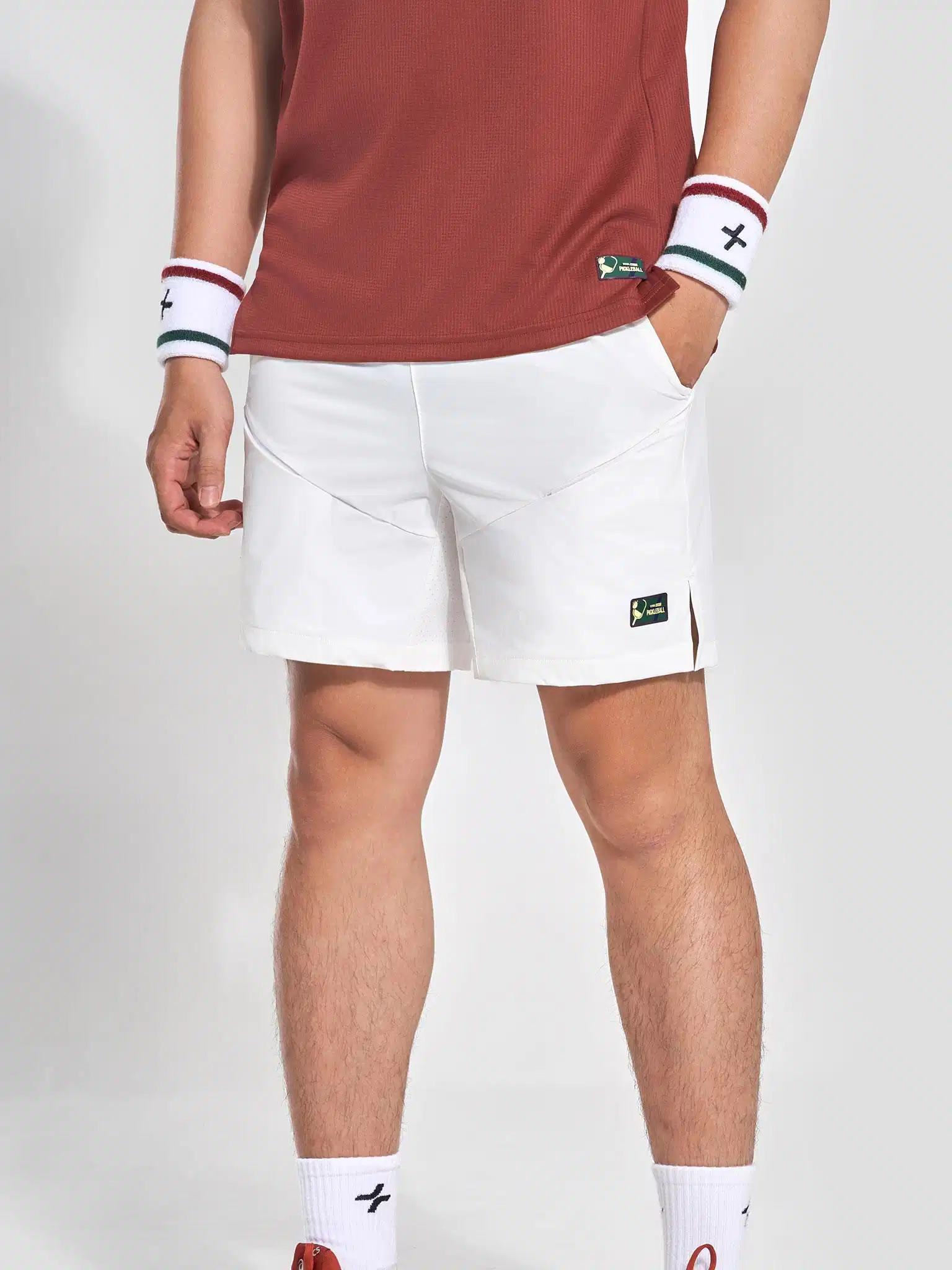 Cận cảnh Short nam 6inch Pickleball Dink Shot Cận cảnh Short nam 6inch Pickleball Dink Shot