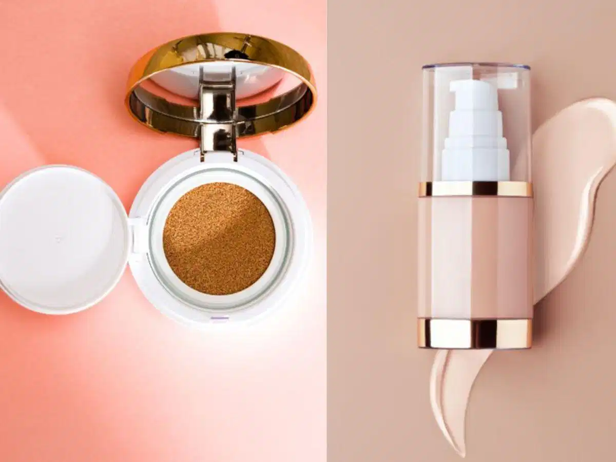 So sánh khả năng kiểm soát bóng dầu của cushion và kem nền