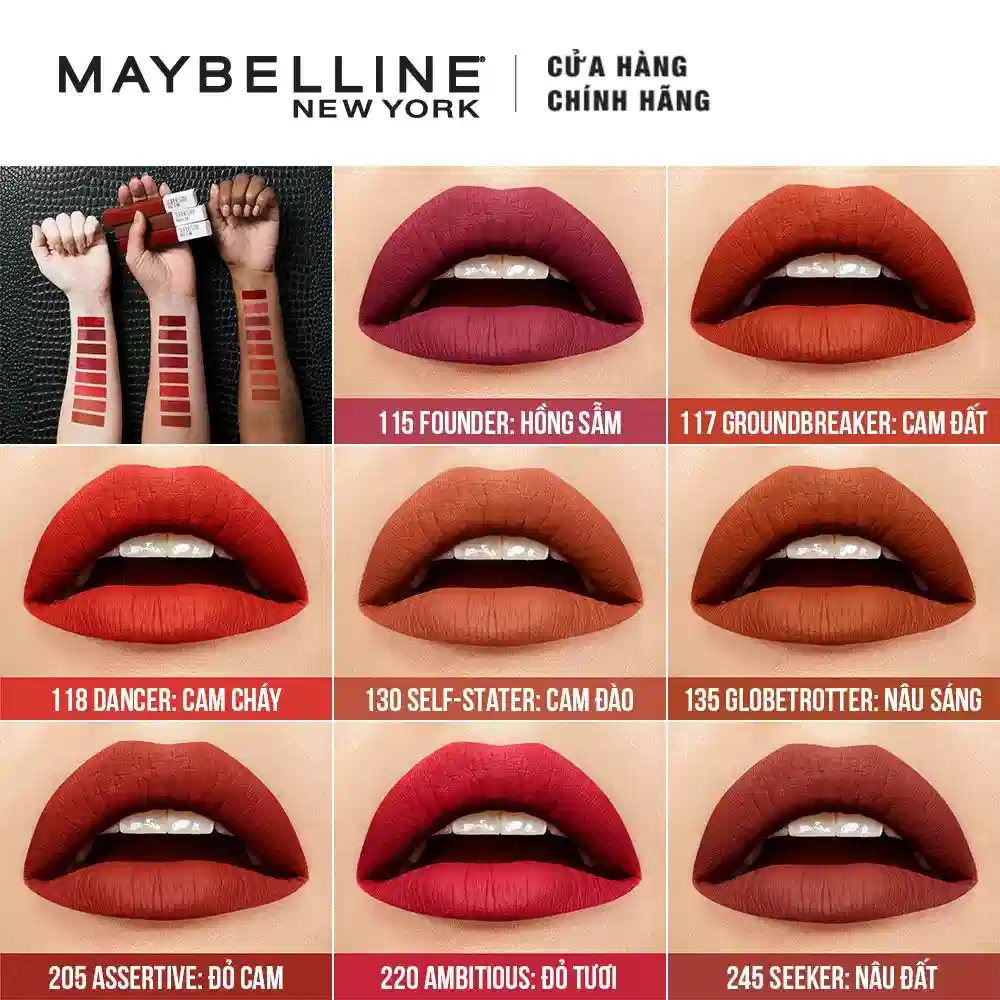 Son kem lì Maybelline SuperStay Matte Ink