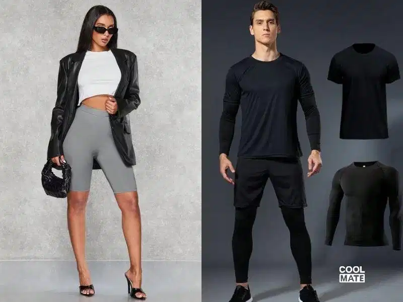 Quần biker shorts thể thao năng động