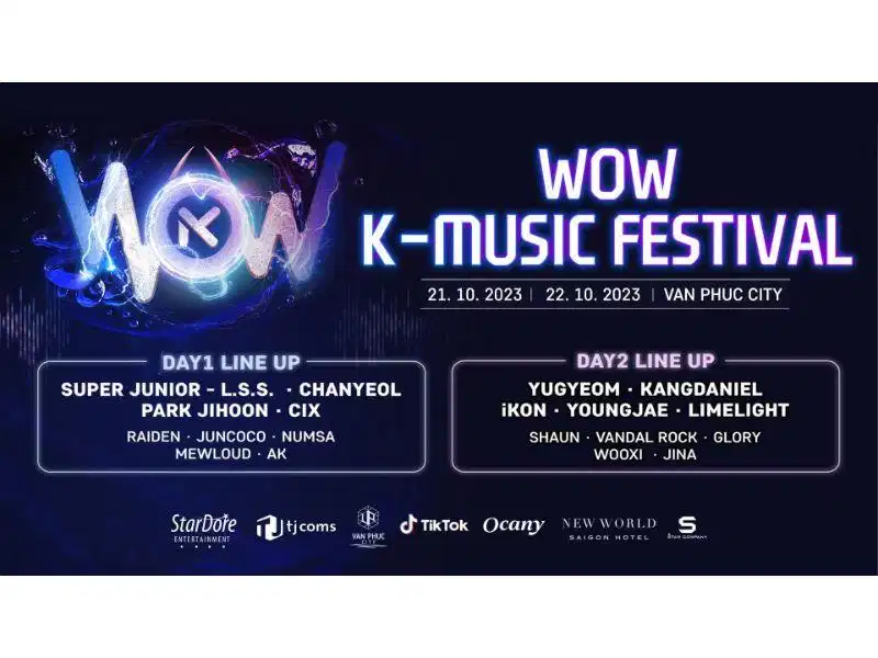 WOW K-Music Festival Đại nhạc hội WOW K-Music Festival tại Việt Nam