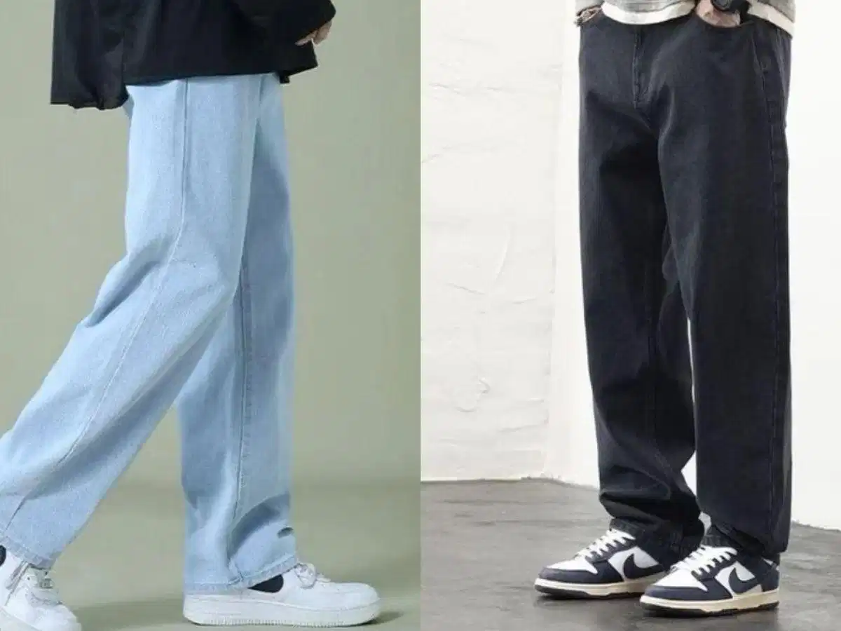 Giày sneaker và boots phối cùng quần baggy jeans nam Giày sneaker và boots phối cùng quần baggy jeans nam