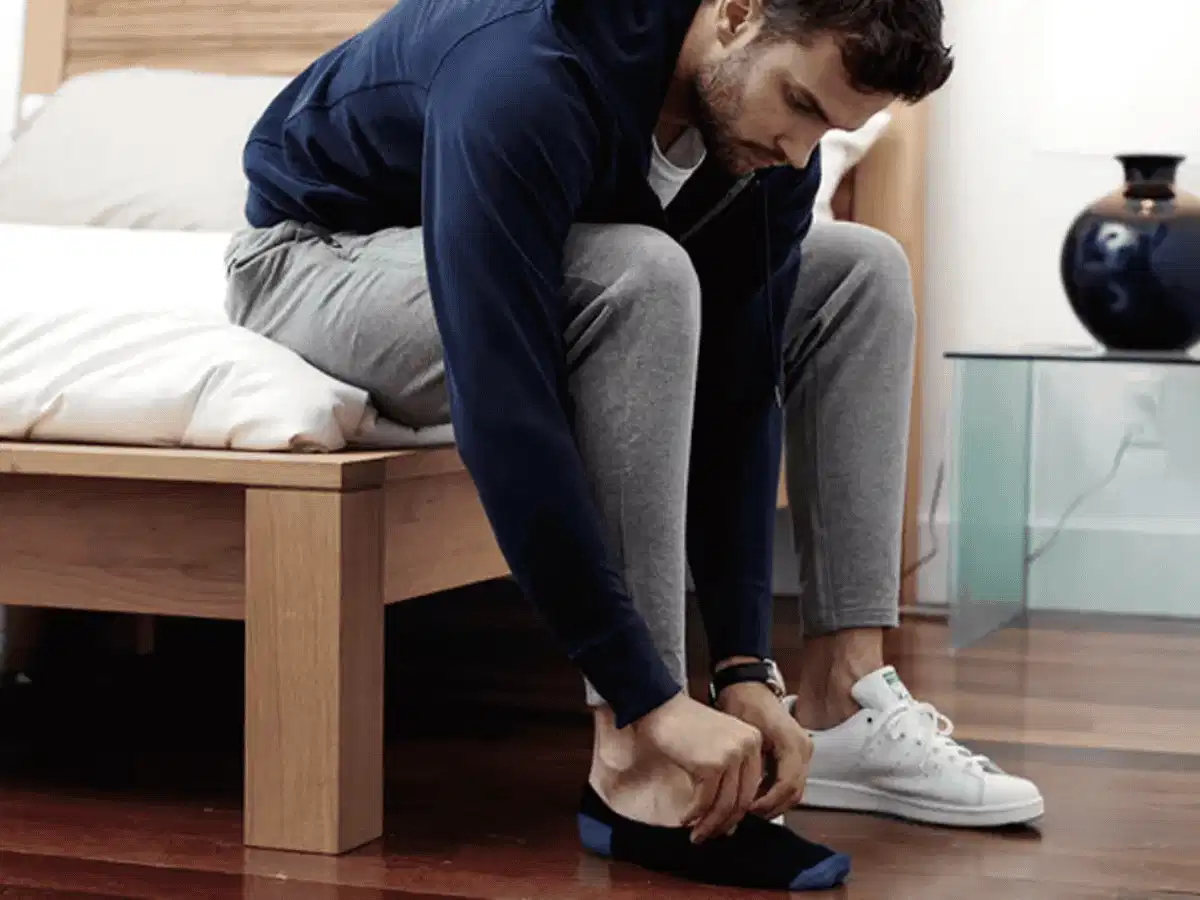 Tất lười phối với sneaker cổ thấp Tất lười phối với sneaker cổ thấp