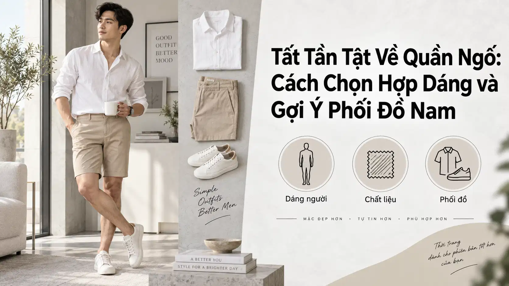 Tất Tần Tật Về Quần Ngố: Cách Chọn Hợp Dáng và Gợi Ý Phối Đồ Nam