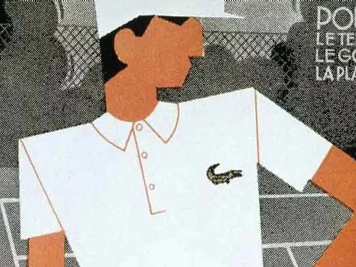 René Lacoste trên sân đấu quần vợt thời kỳ hoàng kim