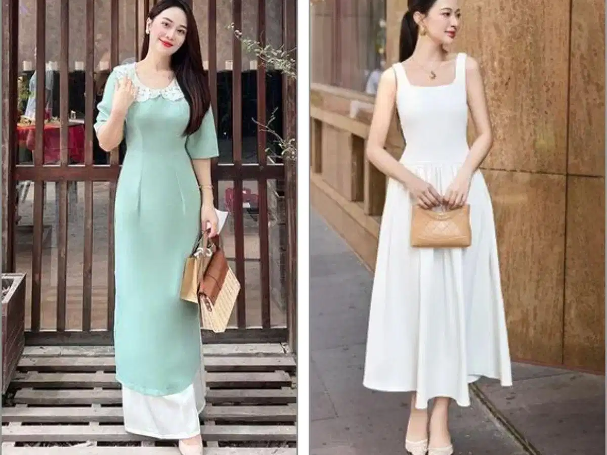 Thiết kế váy áo Maybi Váy áo nữ tính màu sắc tươi sáng từ Maybi