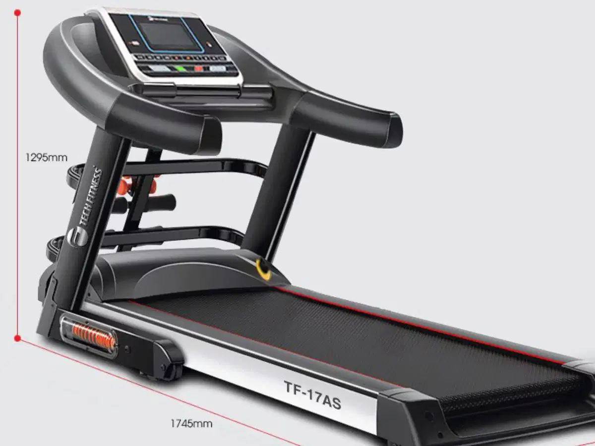 Thiết kế máy chạy bộ Tech Fitness chuẩn phong cách thể thao năng động Máy chạy bộ Tech Fitness đa năng cho nhu cầu tập luyện tại nhà