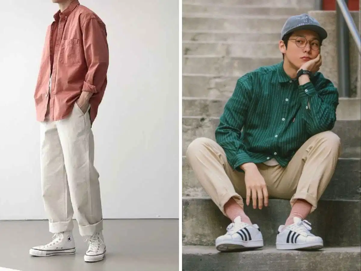 Thiết kế áo sơ mi nam Hàn Quốc Thiết kế trẻ trung và đa dạng của áo sơ mi nam phong cách Hàn Quốc