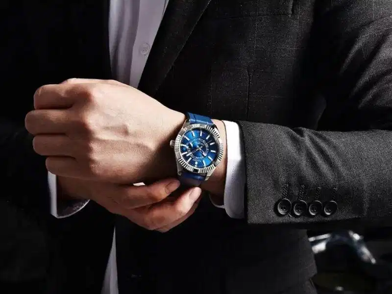 Đồng hồ nam dây da lịch lãm Đồng hồ nam dây da lịch lãm