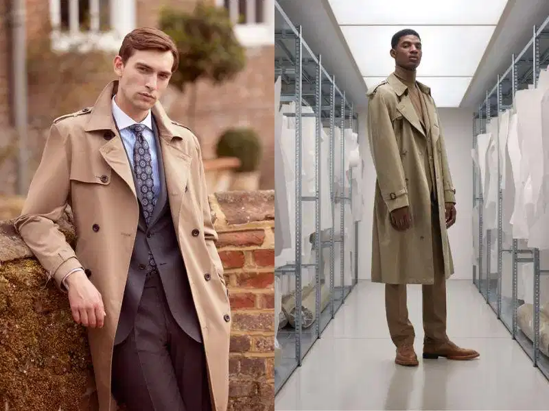 Áo khoác dáng dài Trench Coat thắt đai eo