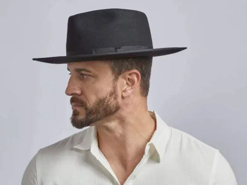 Mũ phớt nỉ mềm Fedora chóp lõm cổ điển