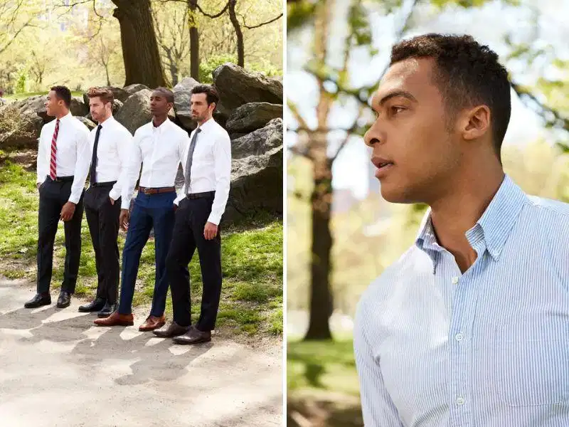 Sơ mi Brooks Brothers Áo sơ mi không nhăn từ sợi bông Supima của Brooks Brothers