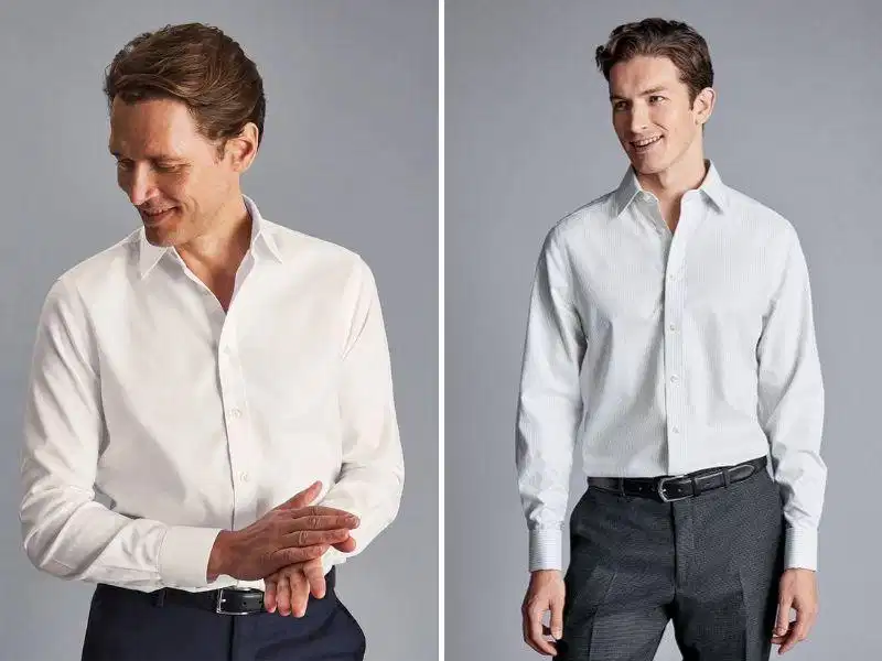 Sơ mi Charles Tyrwhitt Áo sơ mi nam không nhăn Charles Tyrwhitt phong cách chuẩn Anh