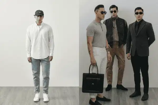 Quần baggy nam Mr Simple Style Quần baggy nam Mr Simple Style phong cách chững chạc