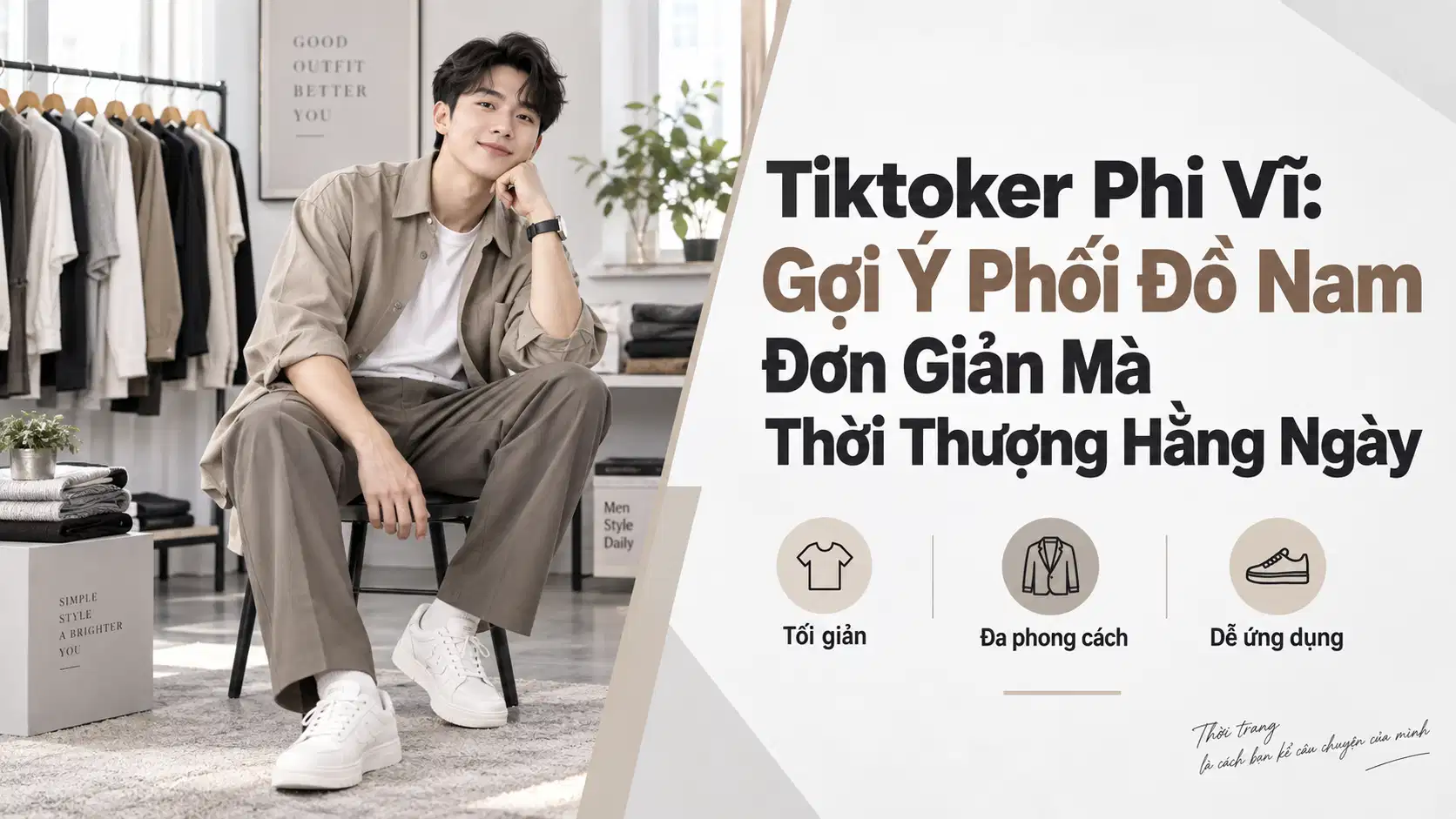 Tiktoker Phi Vĩ: Gợi Ý Phối Đồ Nam Đơn Giản Mà Thời Thượng Hằng Ngày