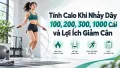 Tính Calo Khi Nhảy Dây 100, 200, 300, 1000 Cái và Lợi Ích Giảm Cân
