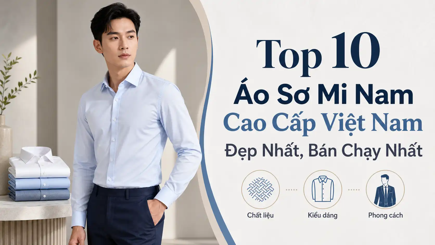 Top 10 Áo Sơ Mi Nam Cao Cấp Đẹp Nhất Và Bán Chạy Nhất