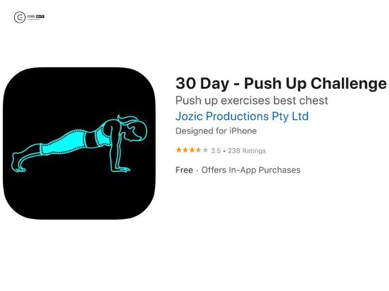 Ứng dụng 30 Day – Push Up Challenge Hành trình thử thách 30 ngày tập chống đẩy