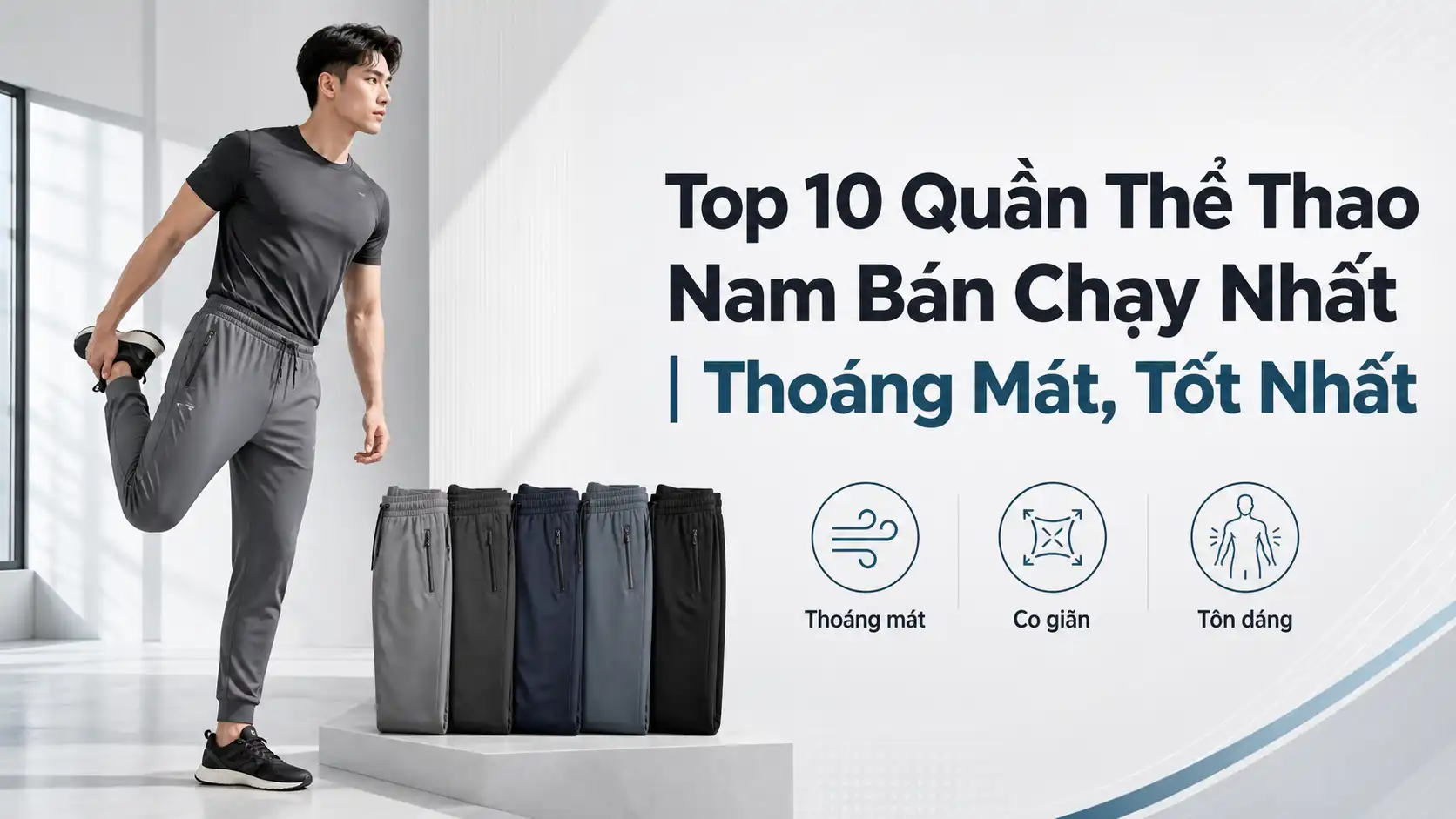 Top 10 Quần Thể Thao Nam Bán Chạy Nhất | Thoáng Mát