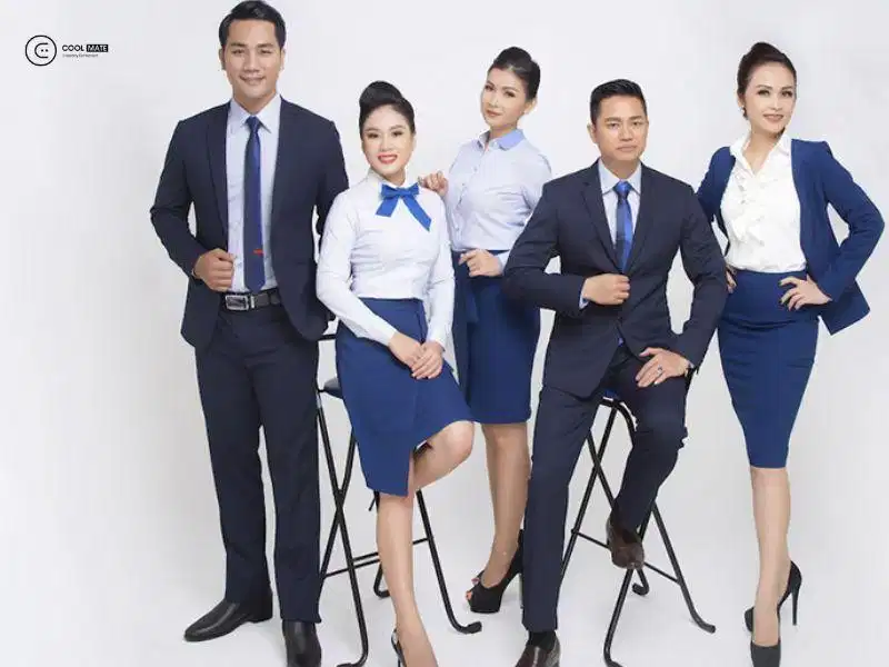Áo vest đồng phục mỹ phẩm Áo vest đồng phục tạo nên vẻ ngoài sang trọng cho các thương hiệu mỹ phẩm cao cấp