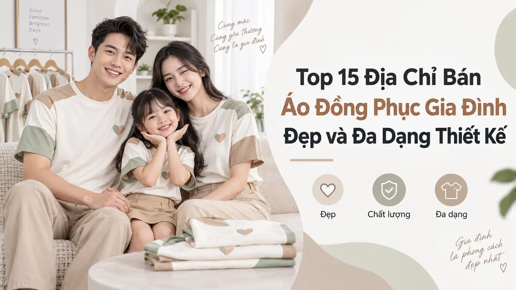 Top 15 Địa Chỉ Bán Áo Đồng Phục Gia Đình Đẹp và Đa Dạng Thiết Kế
