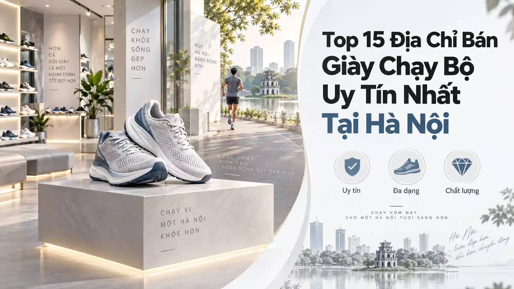 Top 15 Địa Chỉ Bán Giày Chạy Bộ Uy Tín Nhất Tại Hà Nội