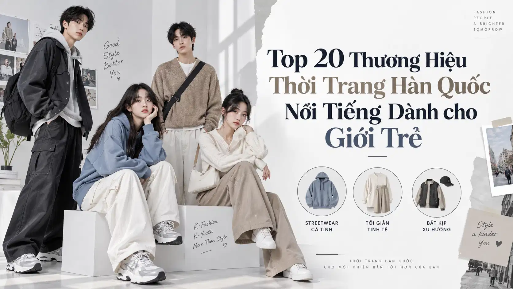 Top 20 Thương Hiệu Thời Trang Hàn Quốc Nổi Tiếng Dành cho Giới Trẻ