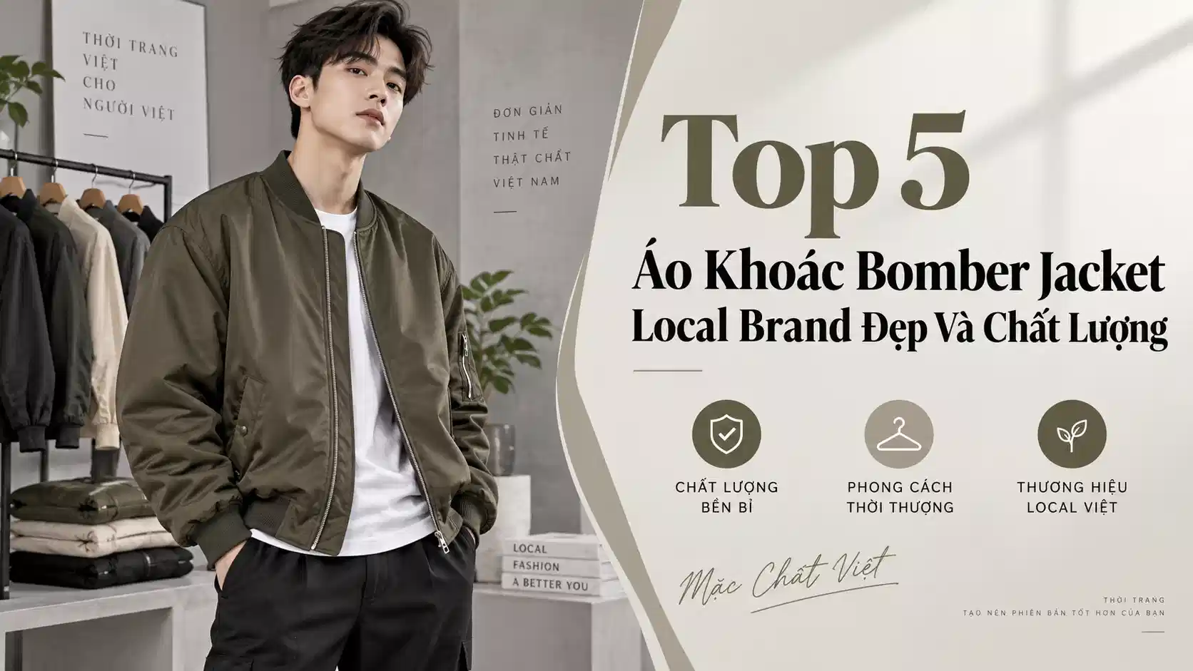 Top 5 Áo Khoác Bomber Jacket Local Brand Đẹp Và Chất Lượng
