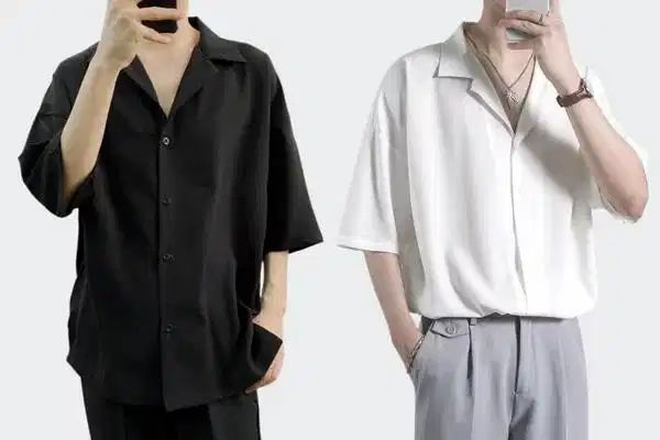Tổng hợp các mẫu áo sơ mi nam cổ vest trẻ trung bán chạy trên Shopee
