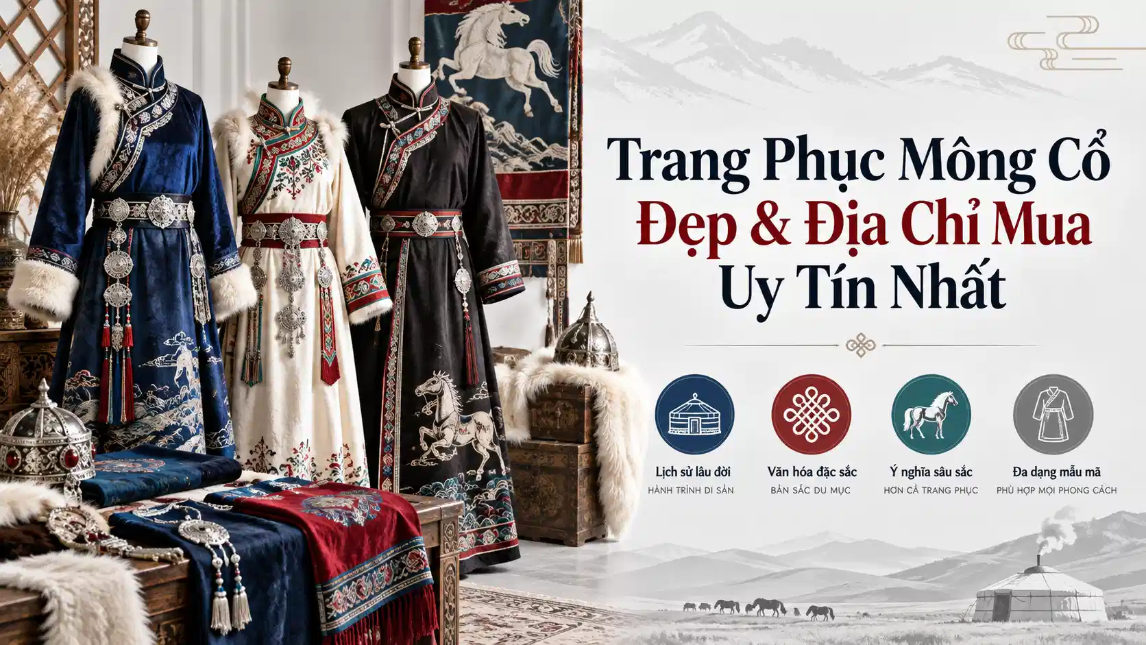 Trang Phục Mông Cổ Đẹp & Địa Chỉ Mua Uy Tín Nhất
