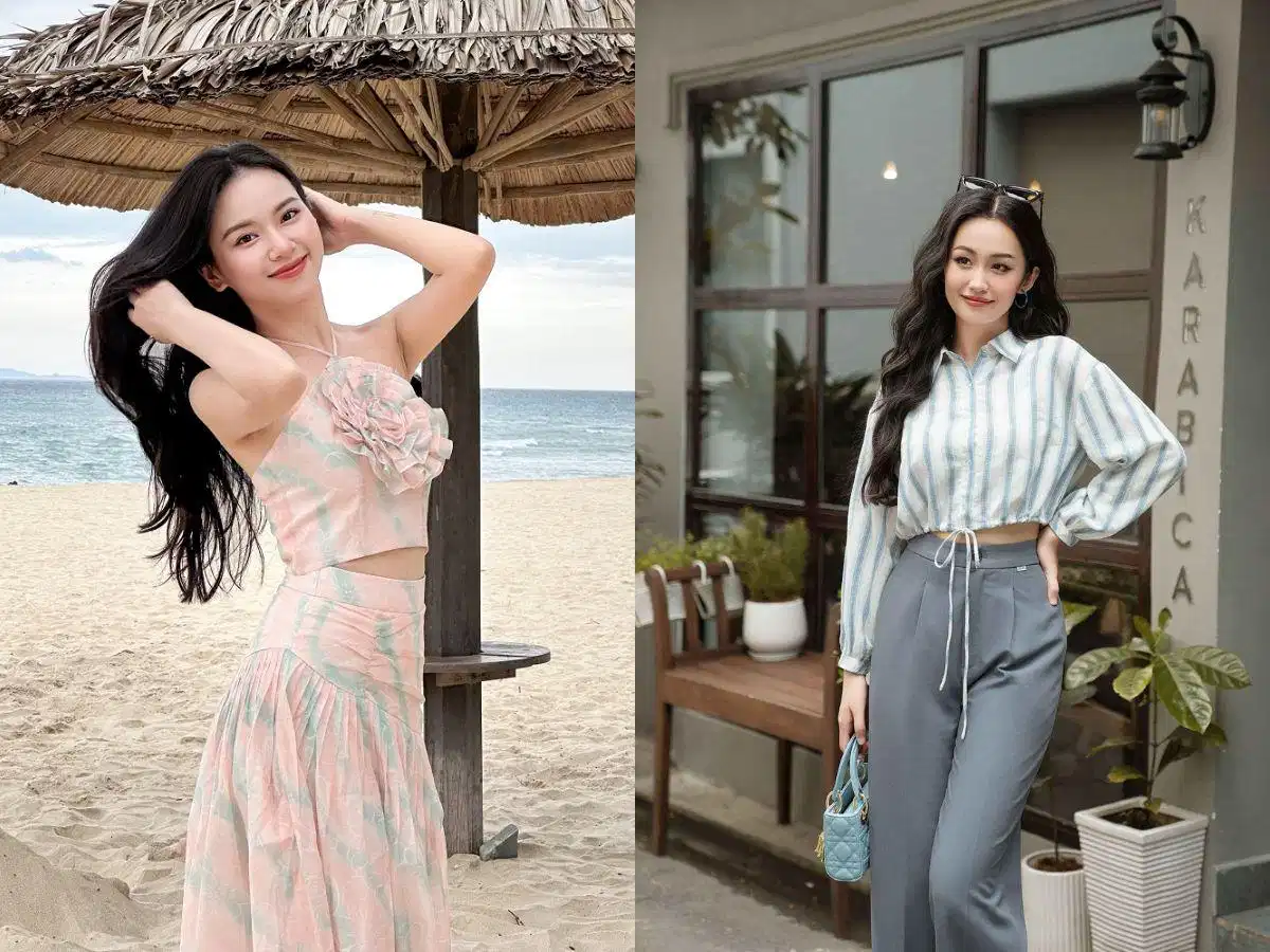 Phối trang phục và phụ kiện khi chụp ảnh đứng nữ
