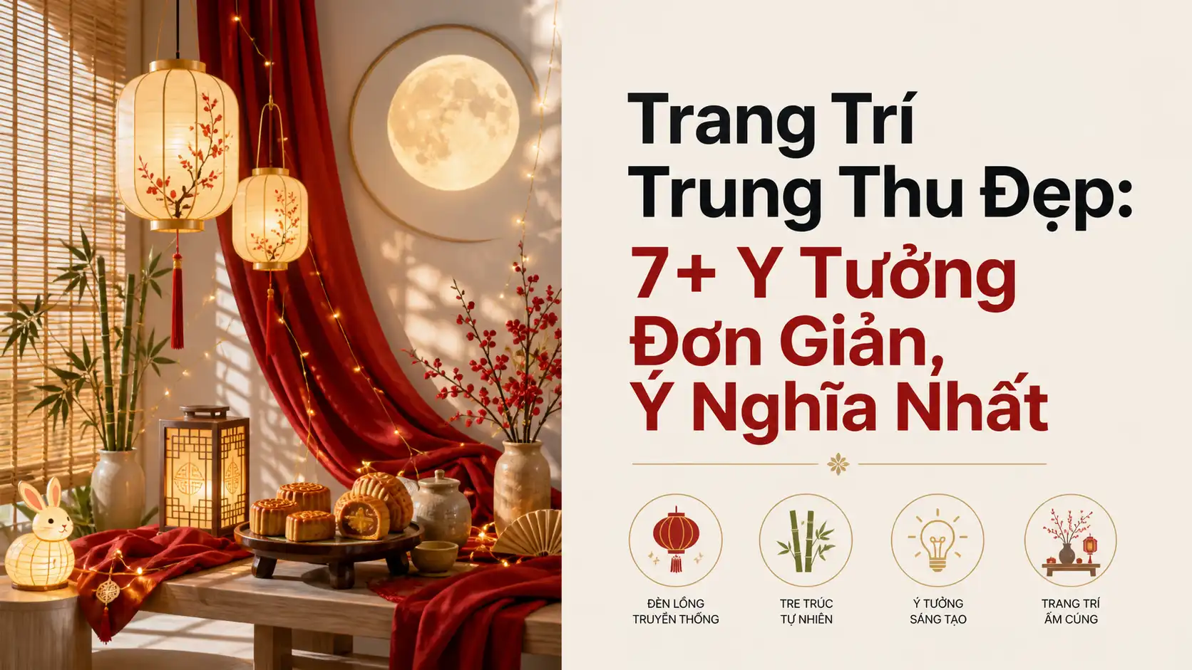 Trang Trí Trung Thu Đẹp: 7+ Ý Tưởng Đơn Giản Và Ý Nghĩa