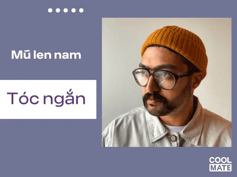 Nam giới tóc ngắn nên ưu tiên mũ len có phom vừa vặn, tránh vải thừa