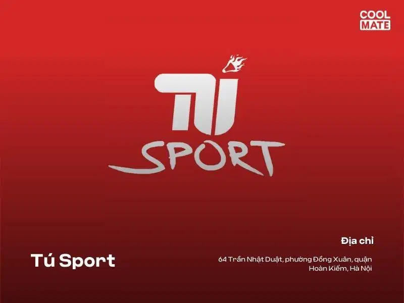 Tú Sport chuyên trang phục thể thao nam tại Hoàn Kiếm