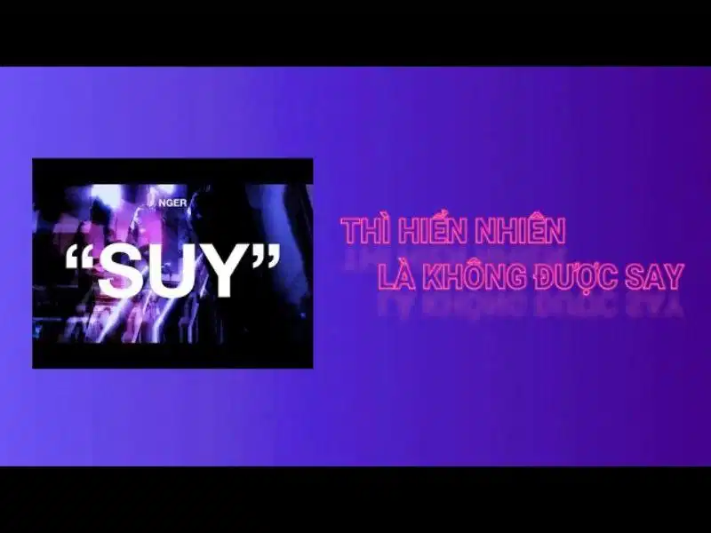 Văn hóa âm nhạc thúc đẩy thuật ngữ suy lan tỏa Từ suy phổ biến qua âm nhạc của các nghệ sĩ trẻ Gen Z