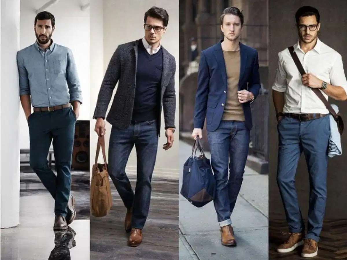 Túi xách nam phù hợp với bạn nam cao, gầy Túi xách nam cho người cao và dáng mảnh