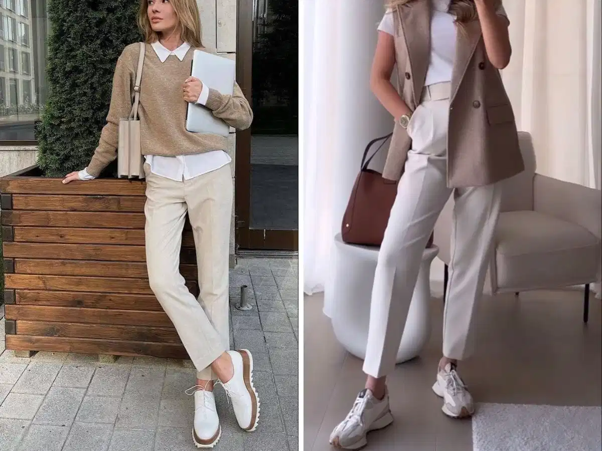 Phối đồ cân bằng thị giác cùng giày tối giản Cách điều chỉnh phom dáng trang phục để tạo tổng thể hài hòa với giày tối giản