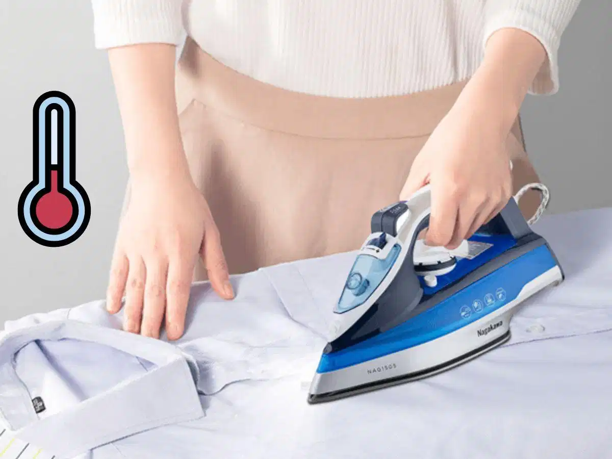 Là áo sơ mi trắng ở nhiệt độ phù hợp