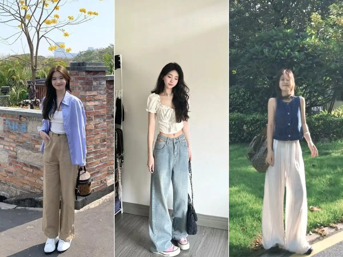 Ứng dụng quần ống rộng và giày thể thao trong nhiều hoàn cảnh Ứng dụng quần ống rộng và giày thể thao trong nhiều hoàn cảnh