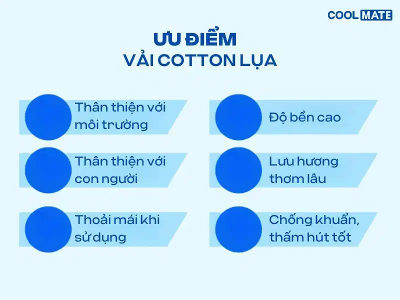 Đánh giá chi tiết ưu điểm của chất liệu cotton lụa