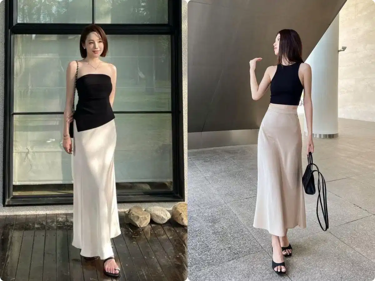 Các kiểu chân váy dài qua gối cho nhiều hoàn cảnh
