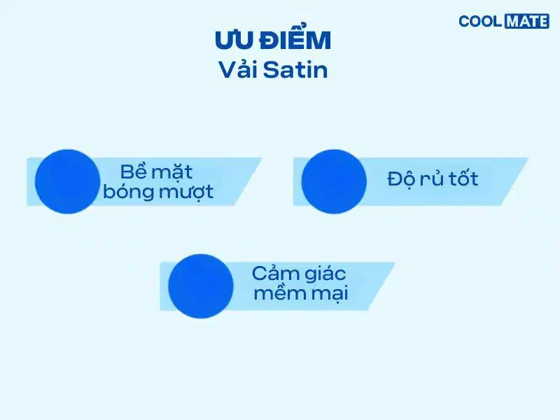 ưu điểm vải satin ưu điểm vải satin