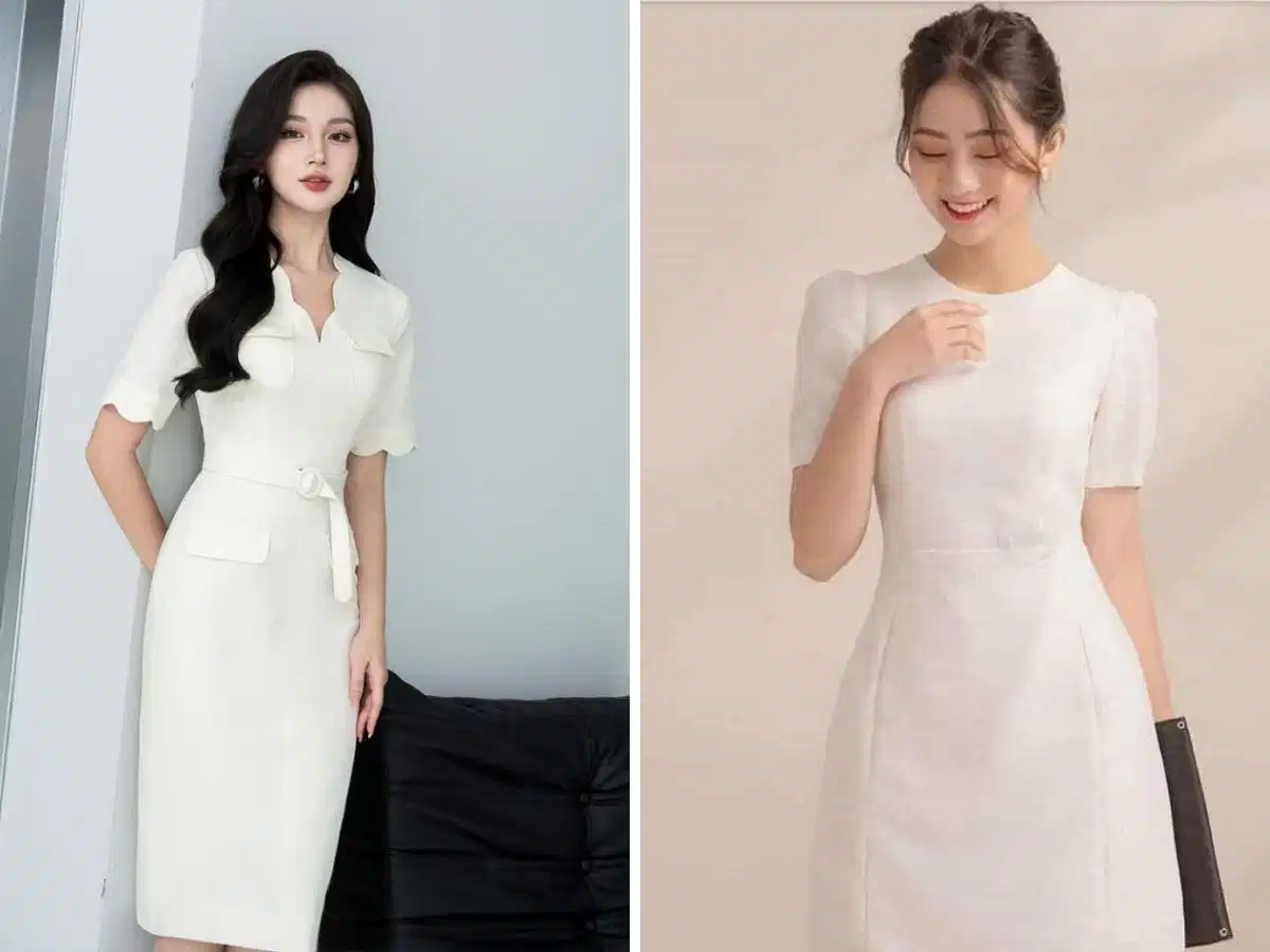 Cách cân nhắc ưu điểm và tỷ lệ cơ thể khi chọn váy công sở cho nàng gầy Cách cân nhắc ưu điểm và tỷ lệ cơ thể khi chọn váy công sở cho nàng gầy