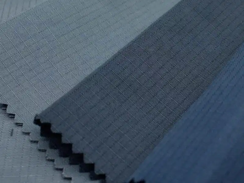 Vải gió trám dệt hình quả trám